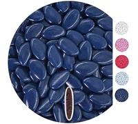 EinsSein 0,5kg Peladillas de Chocolate boda bautizo azul oscuro candy bar surtido choco corazones almendras caramelos bombones confeti - detalles boda para invitados regalos bautizo botes colores san