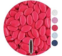 EinsSein 0,5kg Peladillas de Chocolate boda bautizo rosa candy bar surtido choco corazones almendras caramelos bombones confeti - detalles boda para invitados regalos bautizo botes colores san