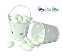 EinsSein 1x Caja de Regalo boda Cubo del amor pequeño blanco cajas bonitas para cajitas regalos bombones carton bolsitas papel chuches bodas bautizo pequeñas pequeña recordatorios comunion navidad