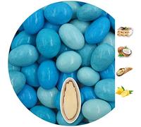 EinsSein Peladillas de Almendra Chocolate Mix Varios Gustos Azul brillante 1kg | 160 pieza Confeti Dulce para Fiestas | Grageas para Boda Bautizo y Comunión | Cumpleaños y Eventos
