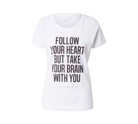 EINSTEIN & NEWTON Camiseta 'Brain' negro / blanco, Talla XS