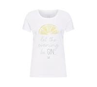 EINSTEIN & NEWTON Camiseta 'Gin' amarillo / blanco XS amarillo / blanco