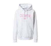 EINSTEIN & NEWTON Sudadera 'Cat Mom' rosa / blanco L rosa / blanco