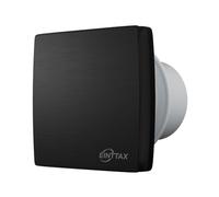EINTTAX Ventilador de baño de 100 mm de diámetro, montaje en pared, resistente al agua IPX4, silencioso, 34 dB, incluye tornillos y tacos, color blanco (estándar, negro)