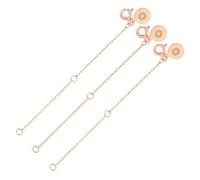 Einzelstück® Extensión de collar, cadena de extensión, plata de ley 925, cadena de plata, longitud 7 cm, pieza única hecha a mano con colgante decorativo (plata), Plata esterlina