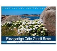 Einzigartige Côte Granit Rose (Tischkalender 2026 DIN A5 quer), CALVENDO Monatskalender: Die atemberaubende Küste im Nordwesten der Bretagne ist in Europa einzigartig