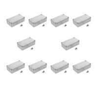 Eioeeklop 10X Diecast Aluminium Electronics Project Box Caja Caja Instrumento Impermeable, Estándar 1590B 112X60X31mm