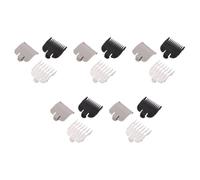 Eioeeklop 15 Piezas de Cortadora de Cabello Universal, Peine de Límite, Peine de Límite, Herramientas de Corte de Pelo, Pinza de Cortadora Eléctrica, 1,5 mm / 3 mm / 4,5 mm