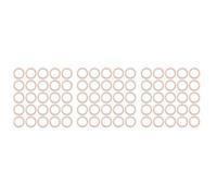 Eioeeklop 75 Piezas de Anillos de Madera Natural 70mm Sin Terminar Macramé Anillo de Madera Círculos de Madera para Manualidades DIY Anillo Colgante Fabricación de Joyas
