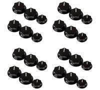 Eioeeklop Perilla de Control de 24 Piezas Perillas de Control de Audio de Volumen para Piezas de Guitarra Eléctrica de Bajo de Jazz