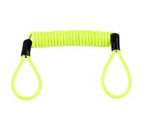 Eioflia Candados de cable, cable recordatorio de bloqueo de disco, bloqueo de alarma, cable recordatorio de resorte de seguridad para scooter, motocicleta, bicicleta, freno de disco, color verde
