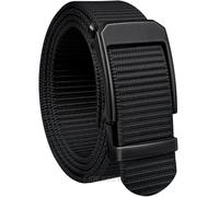 EIOKBECY Cinturón de Golf con Hebilla de Trinquete para Hombre, Cinturón Táctico de Nylon de 1.38" Sin Agujeros, Ajuste Automático Perfecto para Cualquier ocasión