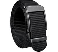 EIOKBECY Cinturón de Golf con Hebilla de Trinquete para Hombre, Cinturón Táctico de Nylon de 1.38" Sin Agujeros, Ajuste Automático Perfecto para Cualquier ocasión