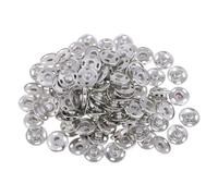 EIOLWJIEO Accesorios de costura para ropa, cierres a presión resistentes, fáciles de usar a diario, para bolsos, carteras y proyectos manualidades, botones presión para coser, remaches costura,