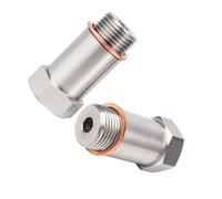 EIOLWJIEO Adaptador de extensión de bujías automotrices, 2 uds., oxígeno, acero inoxidable, bujía extendida mejorada, fácil instalación