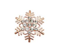 EIOLWJIEO Conjunto de anillos para servilletas de boda, impresionante copo de nieve con diamantes de imitación, añade glamour al día especial, anillo de tela para la boca de aleación, oro rosa