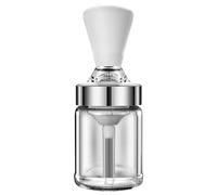 EIOLWJIEO El cabezal del cepillo para almacenar aceite de doble propósito combina funcionalidad y herramientas de cocina. El orificio retorno aceite en la tapa la botella y cuerpo botella