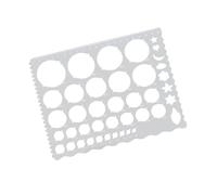 EIOLWJIEO Kit avanzado de tablero de quilling papel con plantilla regla circular y patrones sangría, círculos grandes y círculos tamaño pequeño. Diámetro mínimo 5 mm y máximo 44 mm. 3