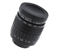 EIOLWJIEO Lente para televisión de 35 mm f/7, enfoque fijo, que ofrece una claridad brillante para equipos sin espejo con montura C. Apertura máxima: F11.7. Longitud focal. Lente para televisión de 35