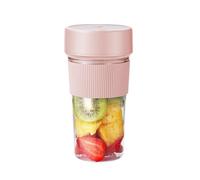 EIOLWJIEO Licuadora portátil inalámbrica recargable por USB para batidos, licuadora portátil para jugos de frutas, eléctrica, para mezclar tus favoritos en cualquier momento, rosa