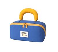 EIOLWJIEO Neceser Personalizado para Mujer, sostenible con el Medio y con Capas de separación para Ropa Seca y húmeda, con Almacenamiento multinivel, Azul