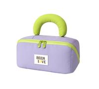 EIOLWJIEO Neceser Personalizado para Mujer, sostenible con el Medio y con Capas de separación para Ropa Seca y húmeda, con Almacenamiento multinivel, púrpura