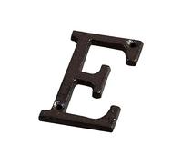 EIOLWJIEO Placa de número de casa de Metal, Duradera y Resistente al óxido, fácil de Instalar, Letras de Metal, números de casa, Placa Decorativa de Hierro para Puerta, B17-E