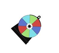 EIOLWJIEO Ruleta de la fortuna versátil para bares y fiestas. resistente con ruedas giratorias de colores. Juego beber para adultos. giratoria resistente para aulas, 8 ranuras