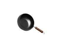EIOLWJIEO Sartén antiadherente para wok, sin revestimiento, para cocinar a, ideal para restaurantes, camping y hogar, sin tapa, 24cm