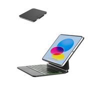 EIP Hyperkeys Teclado para iPad de 11ª (A16) 2025/10ª generación 2022, teclado mágico con accesos directos personalizables, trackpad de control de área completa, funda para bolígrafo, soporte voladizo