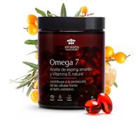 Eiralabs - Omega 7 Aceite de Espino Amarillo para 1 Mes | Ácidos Grasos con Vitamina E y Omega 3, 6 y 9 Nutre Hidrata la Piel de Rápida Absorción 60 cápsulas
