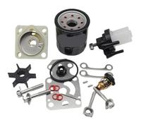 EirenePer Kit de Mantenimiento para Motor Marino fueraborda de 4 Tiempos 20HP F20B Que Incluye termostato y Piezas de Repuesto 6AH-W0078 61N-24560-10 5GH-13440-60 6AH-12411-00