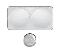 eirnghn Parasol para Parabrisas de Coche Protección Solar Enfriamiento UV Protector para Chery Tiggo 4 Plegable y Portátil Parasol para Parabrisas,C-Onecolor-XL