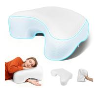 Eirolace Almohada ergonómica Cervical antironquidos con reducción de ronquidos, espuma de memoria de alta densidad 21 x 17 x 5 pulgadas, para dormir en el lado y apnea del sueño