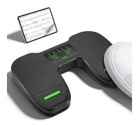 Eirolace Pedal de giro de página Bluetooth, interruptor de pie inalámbrico Bluetooth recargable para teléfono, tablets, Kindle, pedal portátil compatible con iOS y Android