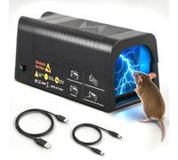 Eirolace Trampa eléctrica para Ratas, Trampa eléctrica para Ratones de Interior, Potente Trampa eléctrica de Resorte, Trampa para Ratones, Segura para Mascotas y niños, eficaz contra Ratones pequeños