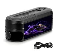 Eirolace Trampa para Ratas Eléctrica 8000V, Mata Ratas Potente Alta Tensión para Pequeños Roedores, Trampa Eléctrica para Ratas Reutilizable para Casa, Cocina, Garaje, Oficina, Raticida Extra Fuerte