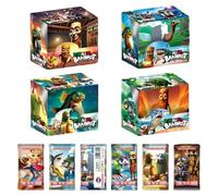 EIROVYA 288 PCS italian brainrot Caja de Sobres de Skifidol Italian Brainrot TCG Trading Card Game Colección（A）