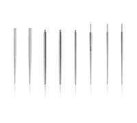 EIROVYA 8 Piezas Piercings Set 316 Acero Quirúrgico 14G/16G/18G Taper Inserción Pins para Oreja/Nariz/Labio/Ceja/Vientre/Lengua Pop Taper Piercings Kit