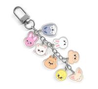 EIROVYA Stay Llavero,Lovely Llaveros de Stray Kids,13cm,Acrílico Accesorios Stay Anime Colgante Mochila Stay Regalo Cumpleaños para Niños Juguetes Pandent,1PCS