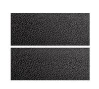EIROVYA Tela adhesiva para tapizar，cuero adhesivo para tapizar，moqueta adhesiva coche,2 parches autoadhesivos para reparación de tela de cuero (10 * 20cm, negro)