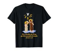 EIS o Cordeiro de Deus Joao 1:29. Versión Portuguesa Camiseta