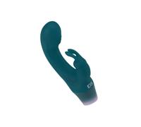 EIS, vibrador, conejo vibrador con base en forma de corazón, 15 cm, resistente al agua, recargable, 10 programas de vibración, material respetuoso con la piel, base en forma de corazón