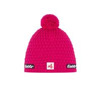 Eisbär Gorro de invierno para mujer, con forro polar que protege del frío y el viento, transpirable, elástico, de Austria, Rosa., Talla única