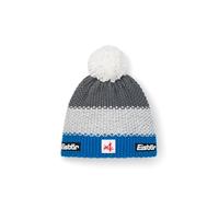 Eisbär Gorro Star Pompon Esquí Austria Kids - Gorro de invierno cálido para niños y niñas - 55 cm (7-8 años) - Transpirable con banda interior de forro polar Gorro de pompón Gorro infantil de Austria