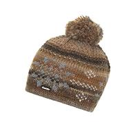 Eisbär Ike Pompon - Gorro con pompón, Color marrón y Beige