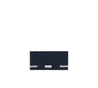 Eisbär Jamie Ski Austria - Cinta para la cabeza azul - Punto grueso de 13,5 cm de altura, cinta interior de forro polar reciclado, mezcla de merino (sin mulesing), para hombre y mujer