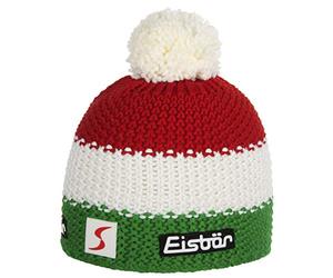 Eisbär Star con pompón SP Gorro, Unisex, Star Pompon MÜ SP, Electric/White/Ardea, Talla única