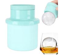 Eisball-Maker 2-en-1 - Molde de silicona para congelar y cubo | Fácil desmolde. El molde redondo para helados al aire libre, camping, picnic, fiesta y reuniones familiares