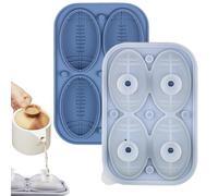 Eisball Shape Set - Novedad con embudo y 4 cavidades | Perfecto para whisky, cócteles y postres creativos